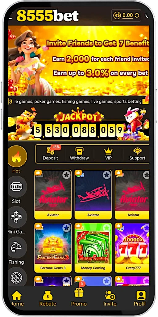 8555bat game main home page view