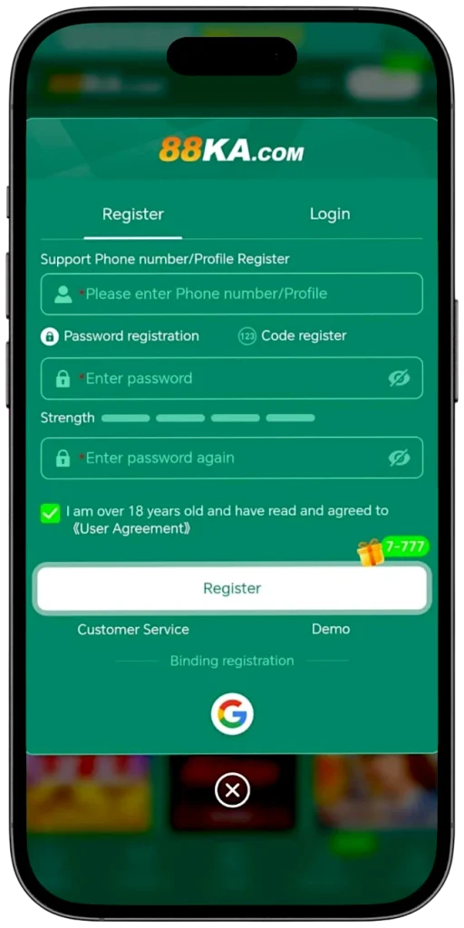 88ka game registration