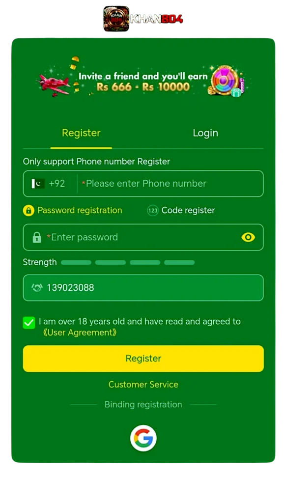 Khan804 Game Register