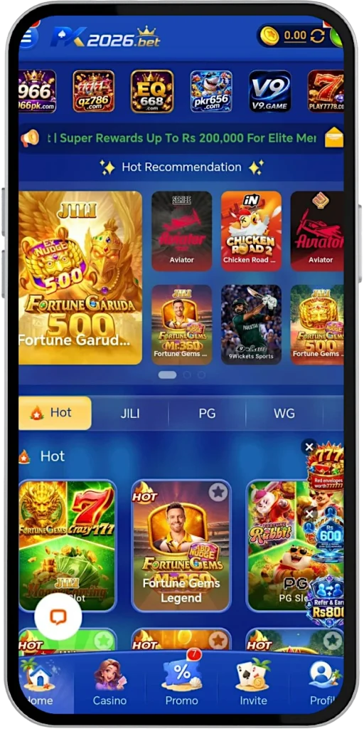 PK2026 BET Game Homepage