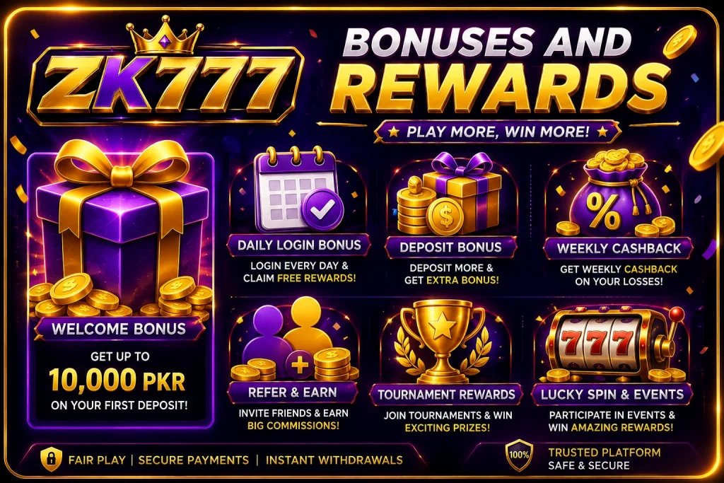 ZK777 Bonuses