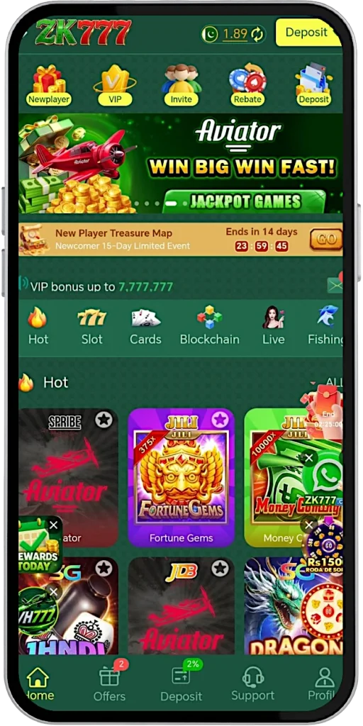 ZK777 Game Home